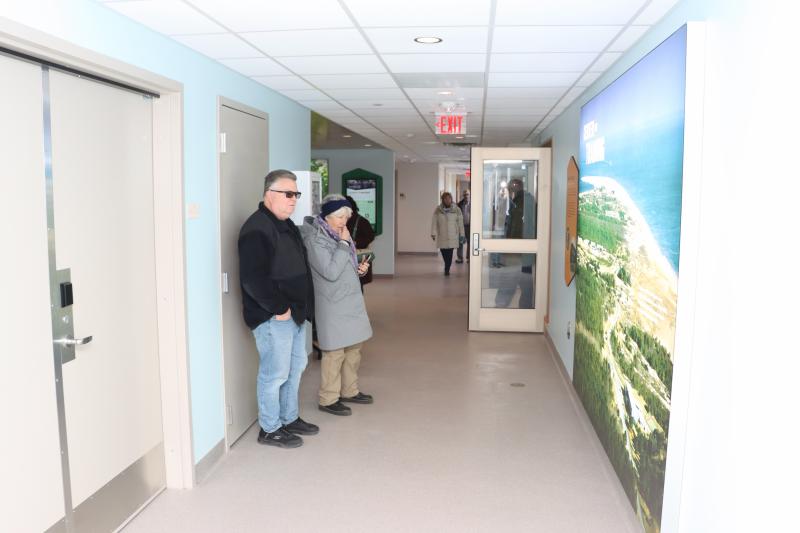 Open house visitors got to check out displays about the environmental stewardship of Cape Henlopen State Park.